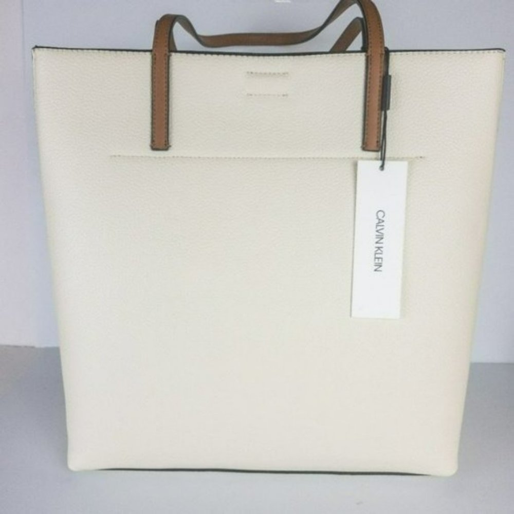 Calvin Klein Bella Tote -Cherub White - Picture 3 of 3
